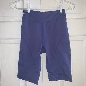 FREE PEOPLE High Rise Biker Baby Short PURPLE XS